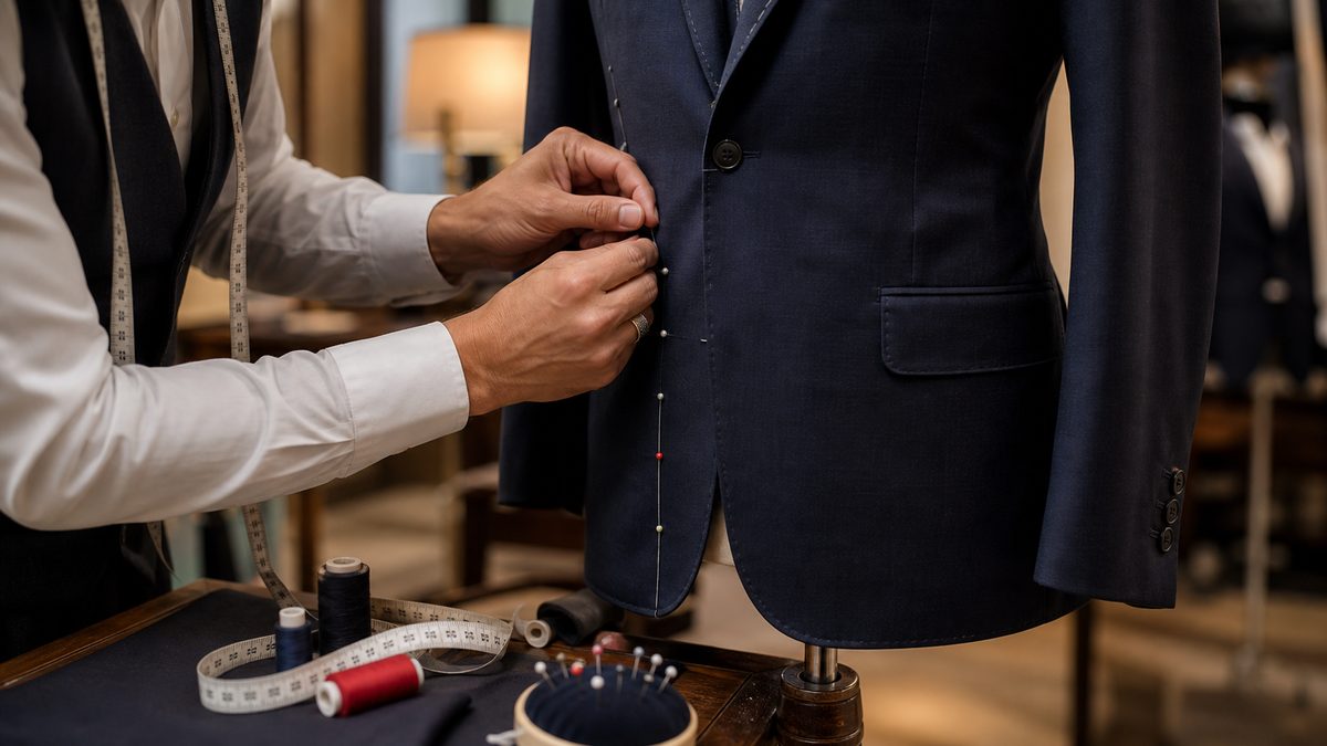 Blazer alterations, jacket tapering, and waist suppression at True North Tailor