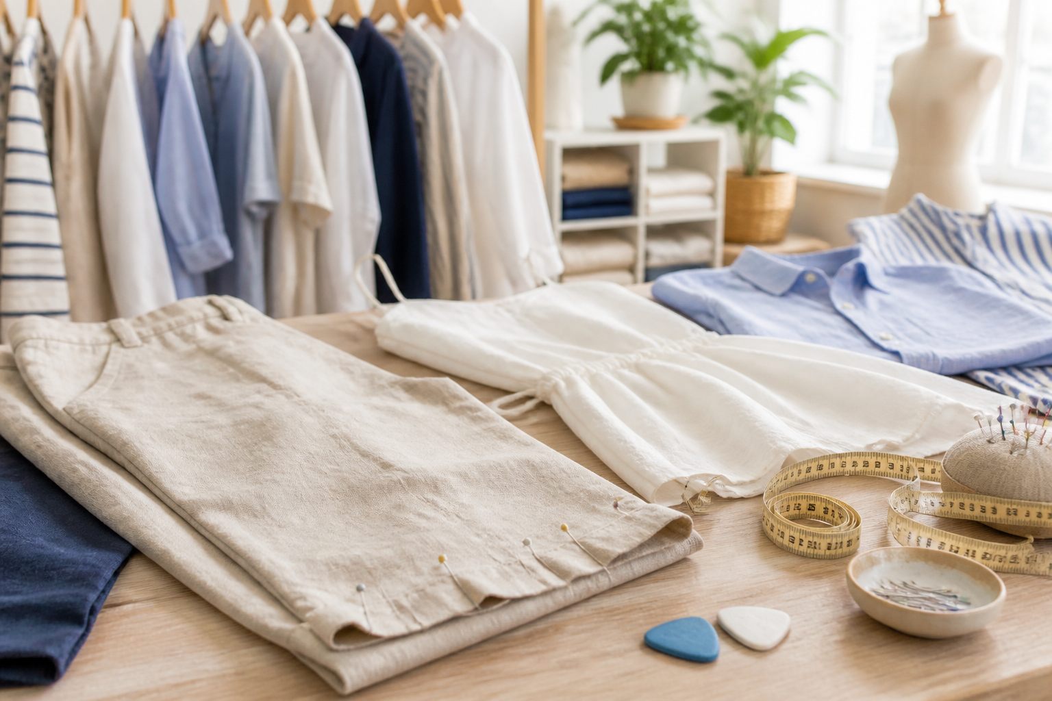 Summer clothing alterations and repairs at True North Tailor